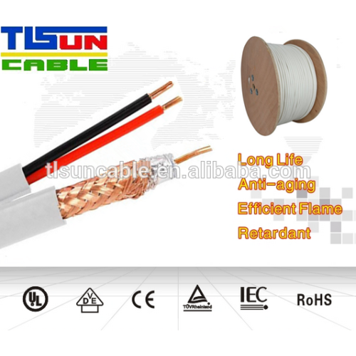 RG-59 with power / RG59 +2wire 1000ft wooden drum